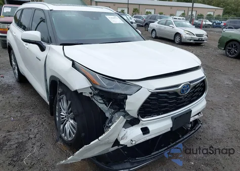 2021 Toyota Highlander Hybrid Platinum from USA, damaged, VIN 5TDEBRCH0MS057890